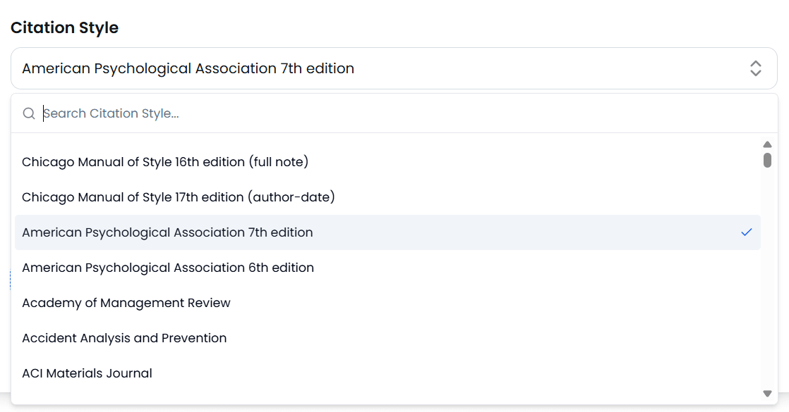 AI essay writer with citations free – select APA, MLA, IEEE, and 9,000+ formats using WriteWisely.ai